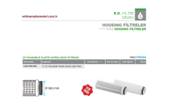 5'' CX Yıkanabilir Plastik Kafesli Çelik Elek Filtre