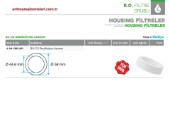 BX - CX Redüksiyon Aparatı