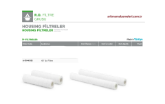 40'' İp Filtre