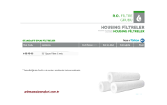 10'' Spun Sediment Filtre 5 mikron