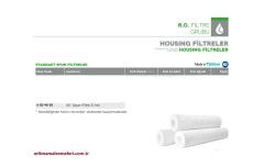 40'' Spun Sediment Filtre 5 mikron