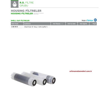 Shell Kab 10'' BOŞ (SAN-Şeffaf)