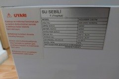Aquabir  Mini Arıtmalı Sıcak-Soğuk Su Sebili CS07-Pompalı SİYAH veya BEYAZ Kasa