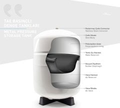 TAE 2.2 Galon (8.3 Litre) Basınç Denge Tankı
