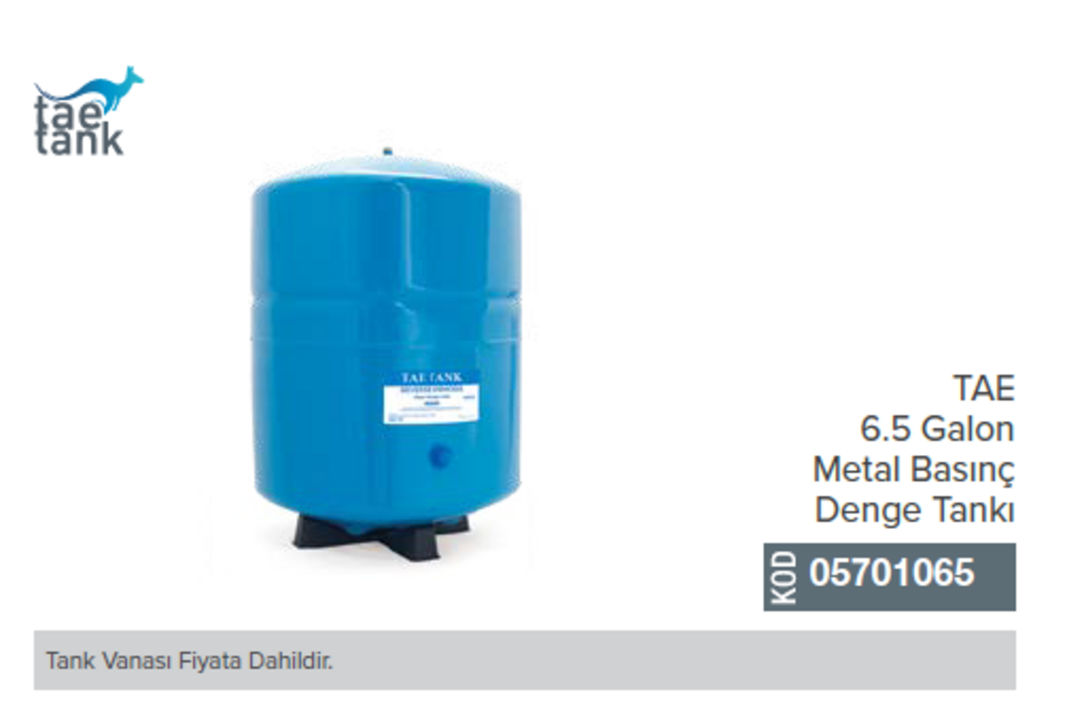 TAE Marka  6 Galon (24 Litre) Basınç Denge Tankı