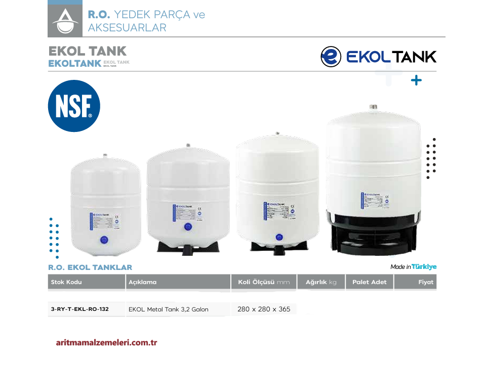 Ekol Tank 3.2 Galon (12 Litre)