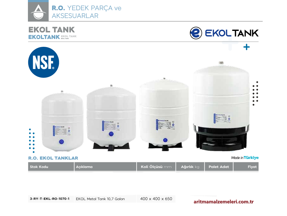 Ekol Tank 10.7 Galon (40 Litre)