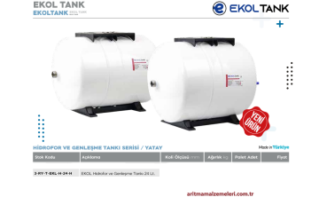 Ekol 24 Litre Yatay Tip Hidrofor ve Genleşme Tankı