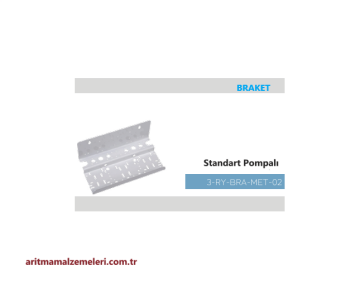 Standart Pompalı Açık Kasa Su Arıtma Cihazı için Braket