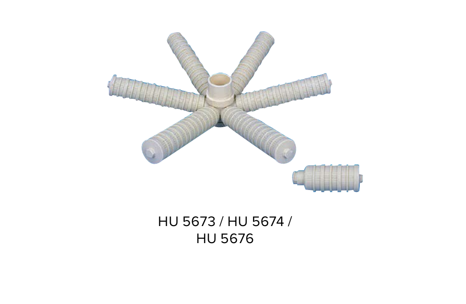 HU 5674-2 Model 3'' 16 Kollu Üstten Montaj Valfli Tanklar için Ahtapot Difüzör