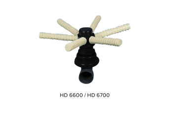 HD 6600 Model 2'' 6 Kollu Ahtapot Difüzör Yandan Montaj Yüzel Borulamalı Tanklar için