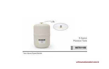 TAE 5 Galon (18 Litre) Plasteel (Plast Çelik) Tank