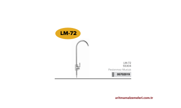 LM-72 SS304 Kalite Paslanmaz Musluk