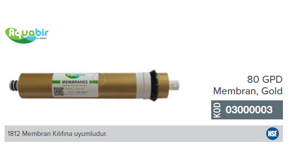 1812-80 Gpd Membran
