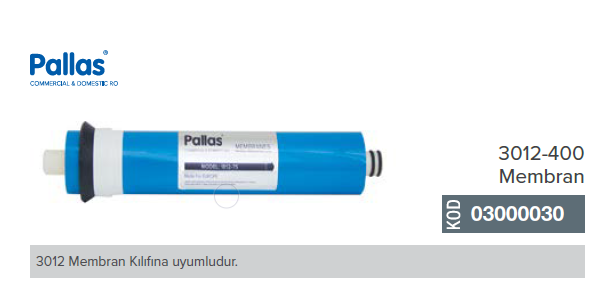 Pallas Marka 3012-RO 400 Gpd Membran