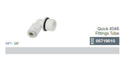 1/4'' - 3/8''Quick 4046 Fittings Tube _ 05719010