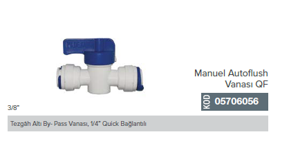 3/8'' Manuel Auto Flush Vanası QF _ 05706056