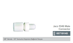 3/8'' Sıkmalı - 1/4'' Somunlu Düşürücü Bağlantı Parçası, Jaco 1046 Male Connector_05719145