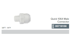 3/8'' T - 1/4'' P Quick 1064 Male Connector _ 05719156