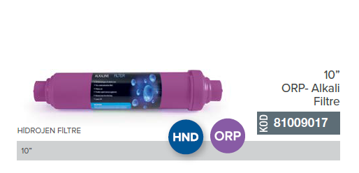 10'' HND Çubuklu ORP-Alkali Filtre_81009017