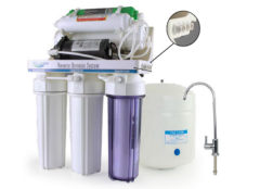 Aquabir inline Açık Kasa 3.2 Galon (12 Litre) 6A-WOP Pompalı Su Arıtma Cihazı_70001000