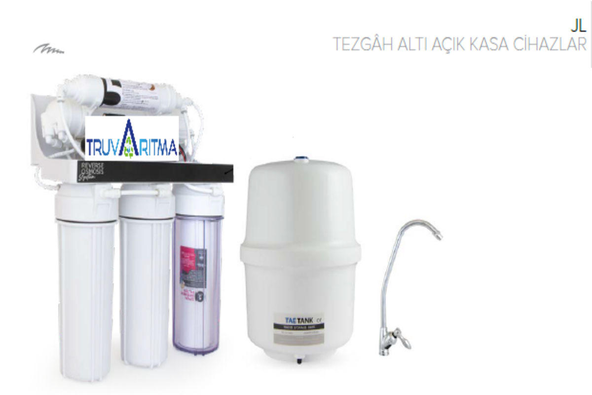 Jammytiger JL 5A Pompasız 4 Galon (15 Litre) Su Arıtma Cihazı_70110030