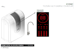 ICONIC Slim Dijital 5A 400 Gpd Pompalı Su Arıtma Cihazı - 70270019