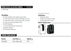 ICONIC Slim Dijital 5A 400 Gpd Pompalı Su Arıtma Cihazı - 70270019