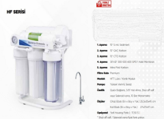 Truva Arıtma AquaTürk 5 Aşamalı 10'' Tip 500 Gpd Su Arıtma Cihazı