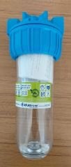 Truva Arıtma ATLAS Marka 10'' 2P Senior MAT Renk (rekorlu bağlantı) SX Standart Housing 1/2'' Giriş-Çıkışlı