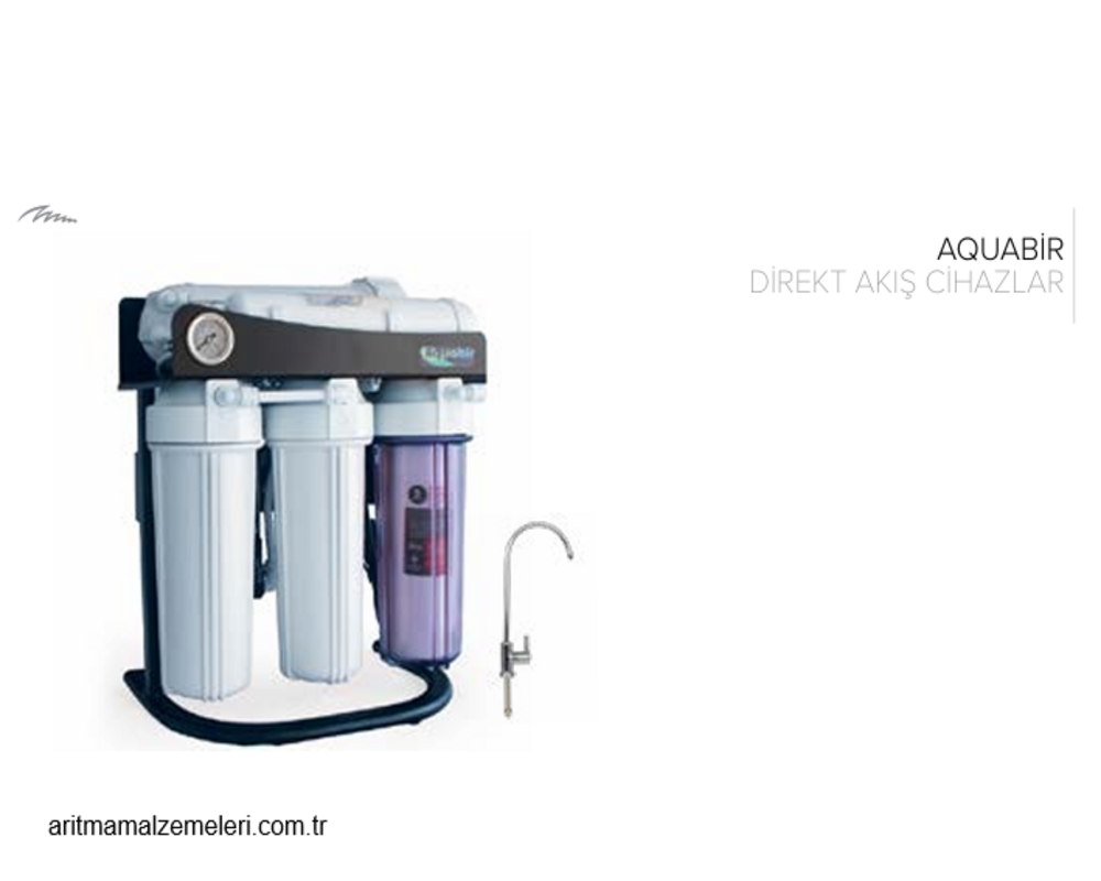 Aquabir Vera Dynamic 600 Gpd Direk Akış Su Arıtma Cihazı  70400010