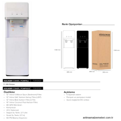 Aquabir CSN05 Pompalı Arıtmalı Sebil Soğuk-Sıcak Hazneli Cihaz     70510120