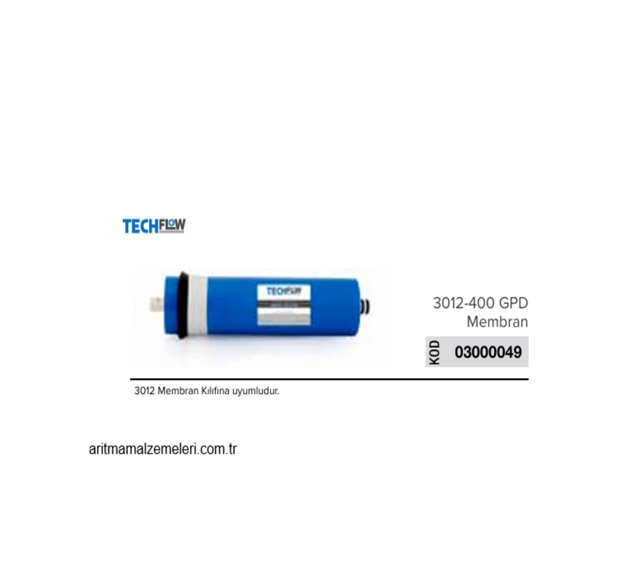 Techflow Marka 3012-400 Gpd Membran     03000049