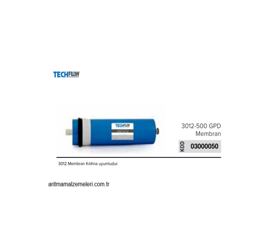 Techflow Marka 3012-500 Gpd Membran     03000050