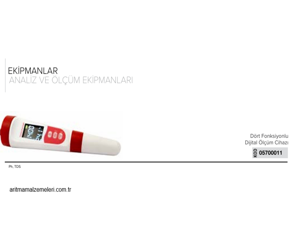 Dijital Ölçüm Cihazı 4 Fonksiyonlu   05700011