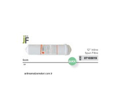 12'' inline Spun Sediment Filtre   07103019