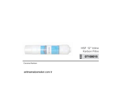 HSF 12'' inline Coconut Karbon Filtre   07108015