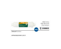 HND (Çubuklu) NSF'li Coconut Bazlı inline Post Karbon Filtre   81009015