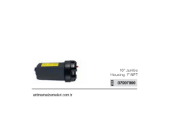 10'' Jumbo Housing 1'' NPT   07007000