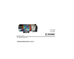 75-100 Gpd Cihazlar için DP-34H Pompa   05703009