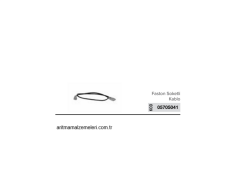 Arıtma Cihazı için Faston Soketli Kablo   05705041