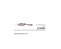 Su Arıtma Cihazı için Seri Bağlı Geçmeli Kablo   05705046