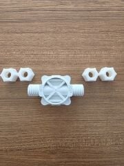 3/8'' Jaco (Dişli) Tip Shut-off Valf (10'luk hortumlara uygun)