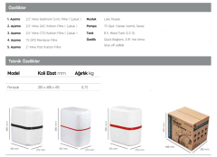 Aquaturk AquaX Bold Serisi 3-05-AX-B Mat Pompalı Su Arıtma Cihazı