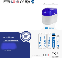 Aquaturk 222 Serisi 8 Litre'lik (2.2 Galon) Mat Renkli Pompalı Su Arıtma Cihazı