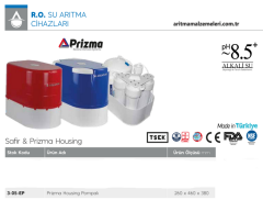 Aquaturk Prizma Housing Serisi Pompalı Yerli Ürün 5 Aşamalı 12 Litre Tanklı Su Arıtma Cihazı