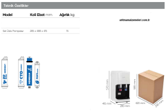 Aquaturk Peak Arıtmalı Set Üstü Su Sebili Pompasız 4 Aşamalı