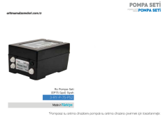 Aquaturk Su Arıtma Cihazı Pompa Seti