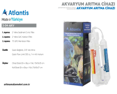 Aquaturk Atlantis Serisi Akvaryum Arıtma Cihazı