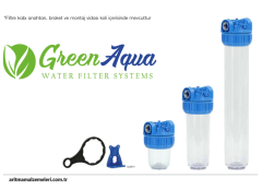 5'' Green Aqua GA Serisi 5'' Filtre Kabı 1'' (32mm.)